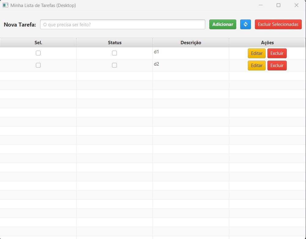 Lista de Tarefas Desktop